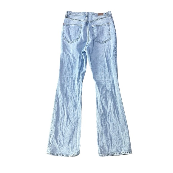 BDG Urban Outfitters High Waisted Flare Leg Stretch Distressed Blue Jeans Sz 29 - Picture 4 of 6